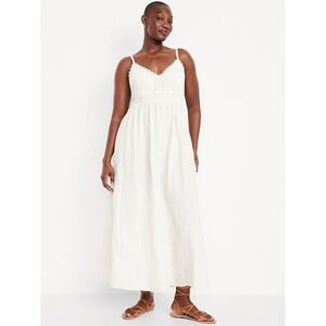 Old NavyDress Medium Crochet Maxi Sundress Boho Summer Hippie Festival Angelcore